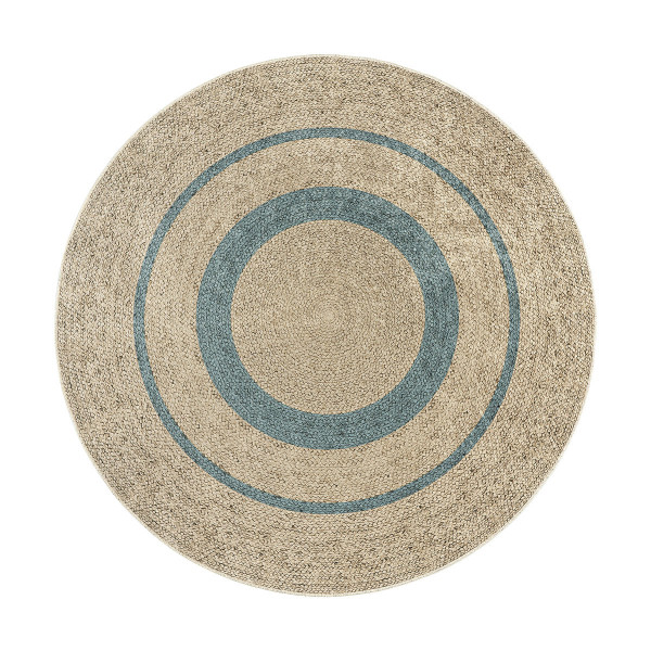 Ροτόντα 90x90 Jute Art 9131 Μπεζ,Μπλε       Beauty Home