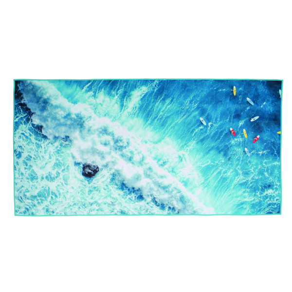 Πετσέτα θαλάσσης microfiber 75x150cm Σx. Ocean 100% polyester