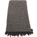 Ριχτάρι Σχ. Ajay 60% chenille pol. - 40% cotton Grey 180x250cm