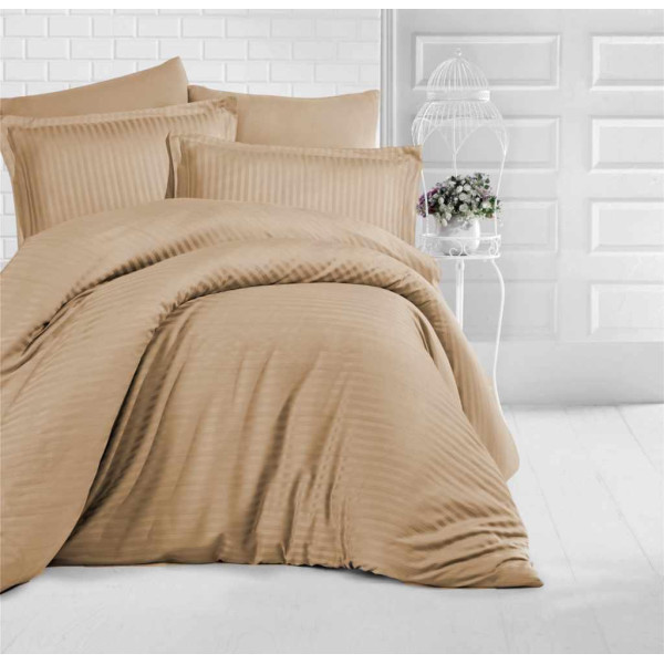 ΣΕΝΤΟΝΙ FLAT SOFT SATIN ΜΟΚΑ 220X240 LINEAHOME LH2012093-1