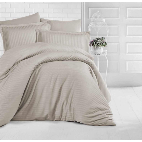 ΣΕΤ ΣΕΝΤΟΝΙΑ SOFT SATIN ΜΠΕΖ 240X260 LINEAHOME LH2012128-4