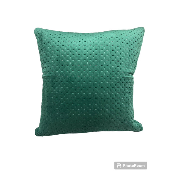 Μαξιλαροθήκη διακοσμητική  45Χ45cm βελουτέ emerald 